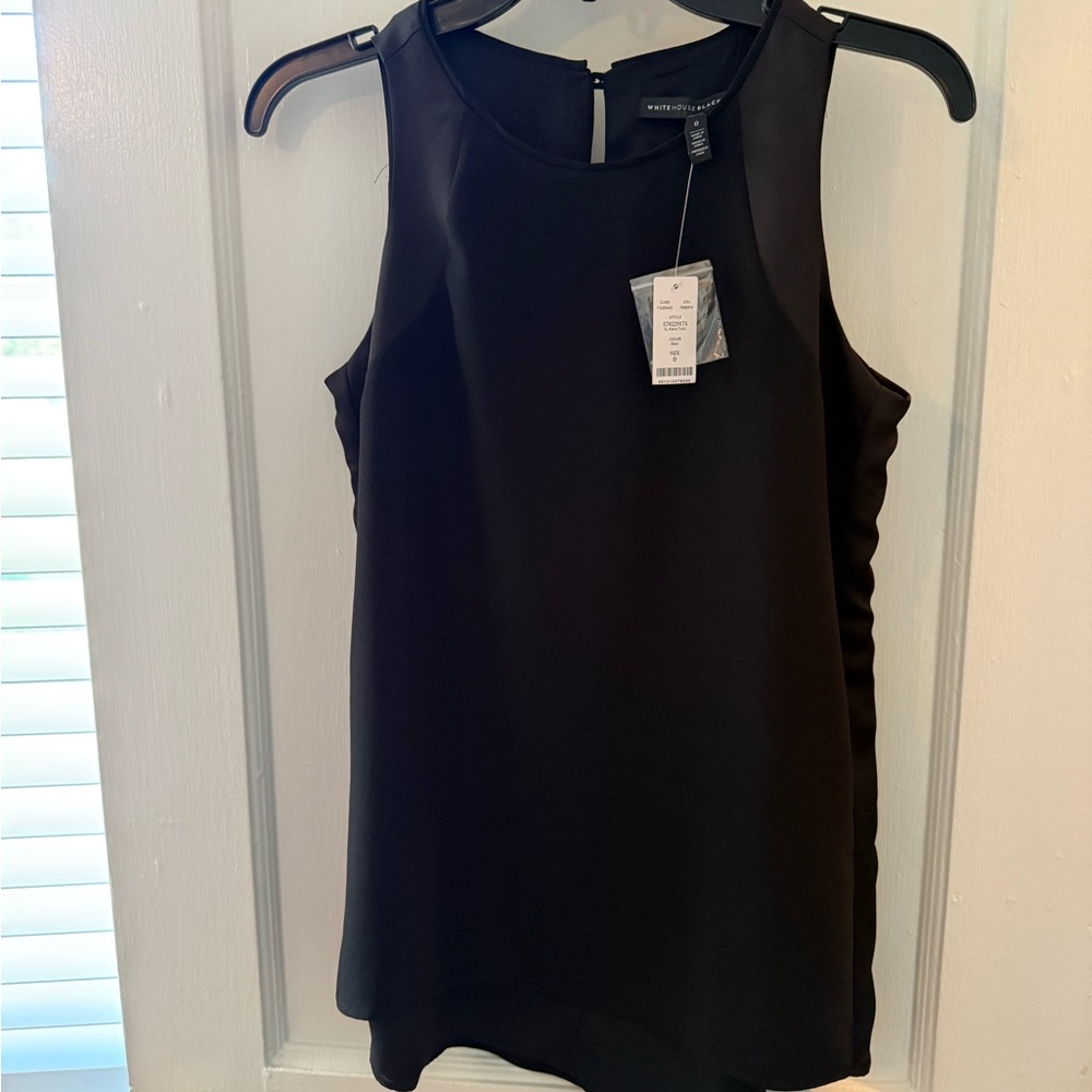 NWT White House Black Market Tunic Blouse, Size 0